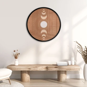 Poster Maancycli - Zon en maan in harmonie - KsanaKalpa - Rond 