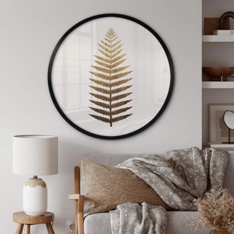 Plakat Kubistika - Golden Fern Plakat Kubistika - Golden Fern