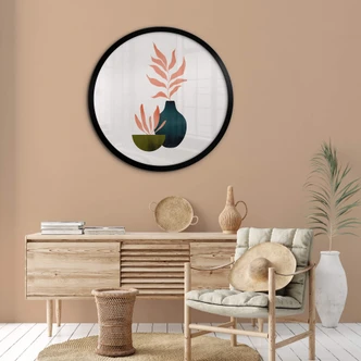 Poster rond Kubistika - Autumn Plants 