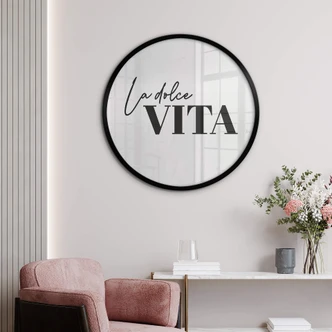 Poster Rond La Dolce Vita Poster Rond La Dolce Vita