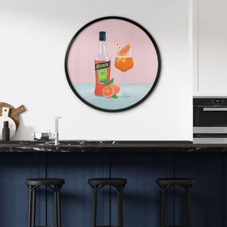 Poster Aperol Spritz - Lizde - Rund 