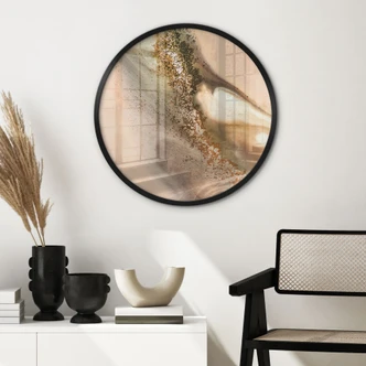Poster Kleuren van de aarde: Vloeiende compositie - Meikle 