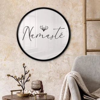 Poster Namasté - Rund 