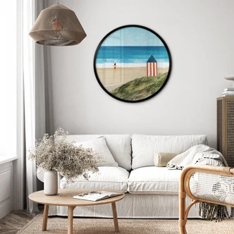 Póster vacaciones junto al mar con vistas a las dunas - Rivers - Redondo 