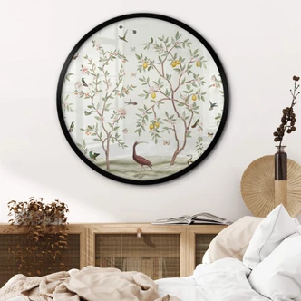 Póster Sir Edward - Lemon Tree Chinoiserie - Redondo 