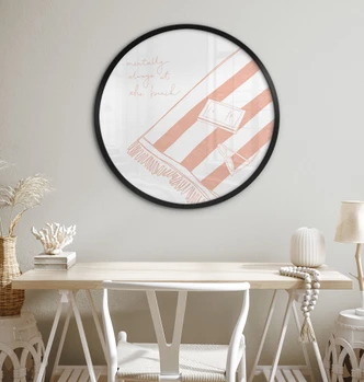 Poster longing for beach and sea - Soley - Round 