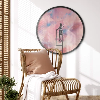 Poster Kunstdruck - Wolkenmaler Rund - Taudalpoi 