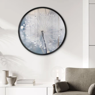 Poster Funkelnde Pusteblumen - Treechild - Rund 