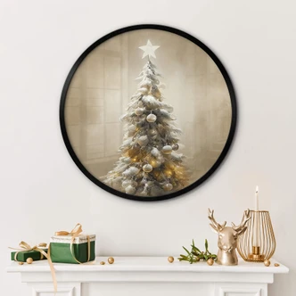 Poster Treechild - Golden Christmas Tree 