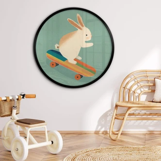 Poster Treechild - Skateboard Bunny 
