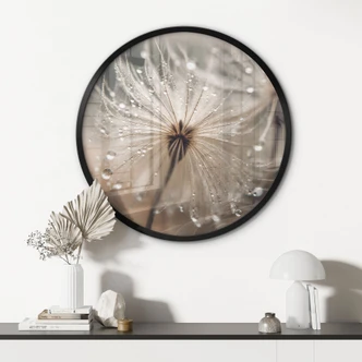 Poster Paardenbloem in ochtenddauw - Treechild 