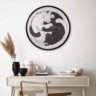 Poster Katten Ying & Yang - Tunaboylu Poster Katten Ying & Yang - Tunaboylu