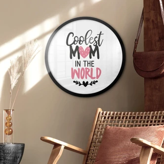 Póster La mamá más guay del mundo - Redondo 