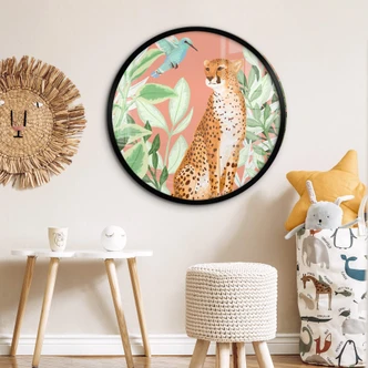 Poster Goed Blauw - Tropical Pink 