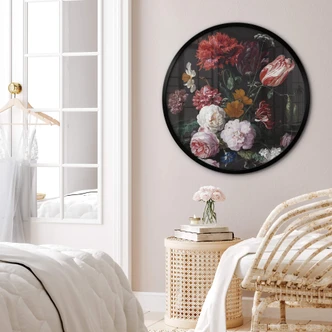 Poster de Heem - Stilleven met Bloemen 