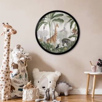Poster Kikki Belle - Jungle Jive - Round Poster Kikki Belle - Jungle Jive - Round