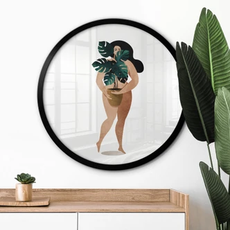 Plakat Kubistika - Naked Lady 