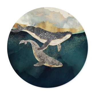 Poster SpaceFrog Designs - Verbundenheit - Rund Poster SpaceFrog Designs - Verbundenheit - Rund