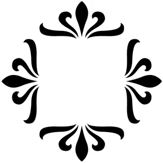 Adesivo murale - Ornamento Babetto 