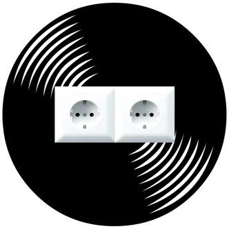 Wandtattoo Schallplatte 