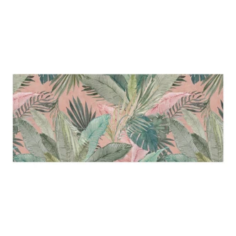 Zelfklevende Keukenachterwand tropische bladeren in de jungle roze - Bloomery Decor Zelfklevende Keukenachterwand tropische bladeren in de jungle roze - Bloomery Decor