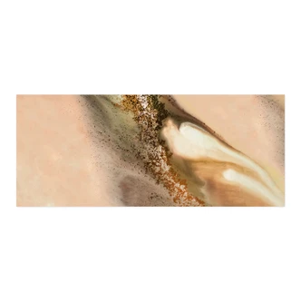 Self-adhesive kitchen splashback Colors of the earth: Flowing composition - Meikle 