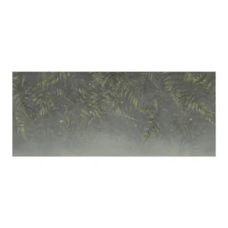 Selvklæbende stænkplade til køkken bregne i tågeskoven i grøn - Ms Tiff 