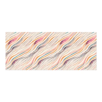 Self-adhesive kitchen splashback Abstract colorful waves - Treechild 