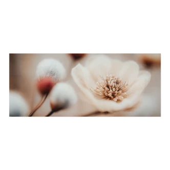 Salpicadero de cocina autoadhesivo Boho Blossom Soft Beige - Treechild 