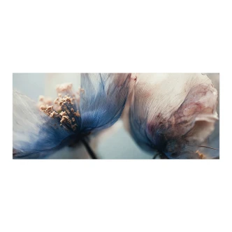 Salpicadero de cocina autoadhesivo Filigrana de flores secas a la luz - Treechild 