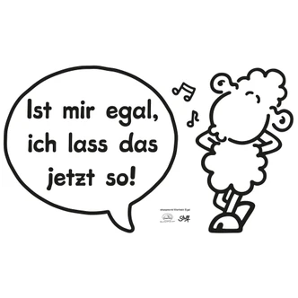 Wandtattoo sheepworld Worthelden Egal 