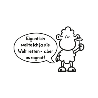 Wandtattoo sheepworld Worthelden Welt retten 