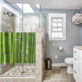 Sichtschutzfolie Bambuswald 