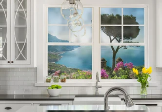 Sichtschutzfolie Blick auf die Amalfiküste Sichtschutzfolie Blick auf die Amalfiküste