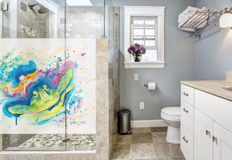 Buttafly privacy film - Tortuga verde en peligro de extinción 