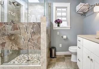 Sichtschutzfolie Mediterrane Mauer - Panorama 