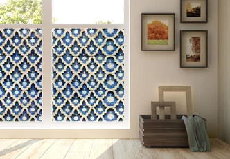 Sichtschutzfolie Moroccan Wall - quadratisch 