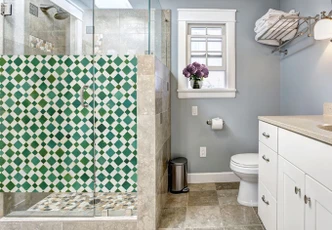 Pellicola adesiva per vetri - mosaico 02 (quadrato) 