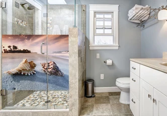 Sichtschutzfolie Muschelparadies Sichtschutzfolie Muschelparadies