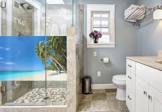 Sichtschutzfolie Paradise - Panorama 