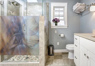 Sichtschutzfolie Schmucker - Die Berührung 