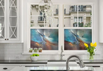 Sichtschutzfolie Schmucker - Frühling im Eistobel 