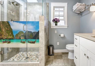 Sichtschutzfolie Südseebucht 