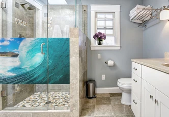 Sichtschutzfolie Welle 