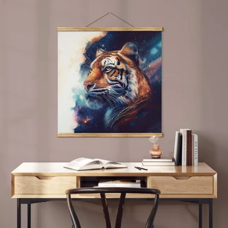 Affiche textile Heine - Starry Tiger 