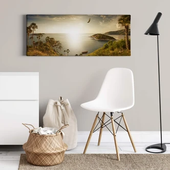 Sunset in Paradise Canvas print panorama Sunset in Paradise Canvas print panorama