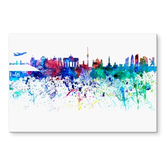 Spatscherm Bleichner - Berlijn Aquarel 