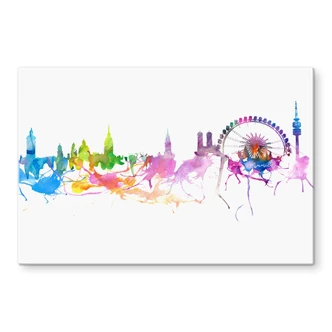 Spatscherm Bleichner - Munchen Skyline 