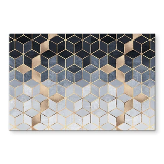 Stænkplade - Frederiksson - Blå geometri 