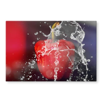 Spritzschutz Frische Paprika 